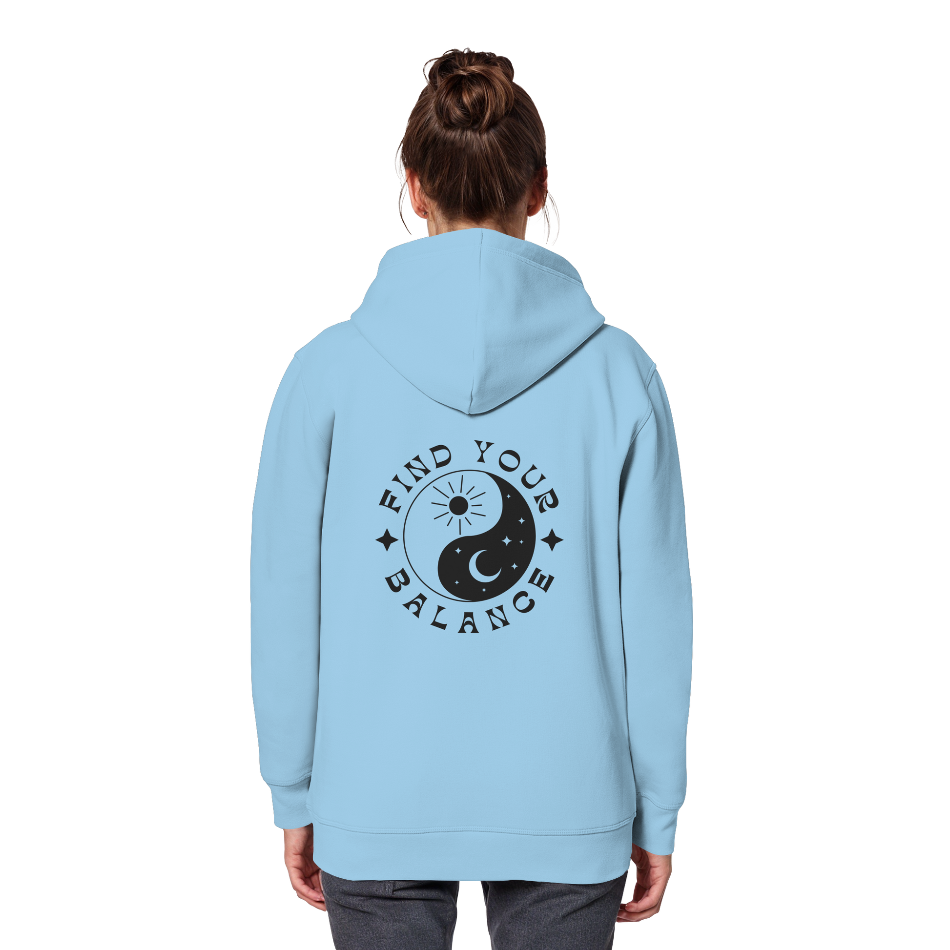 Organic Basic Hoodie „Find your Balance”
