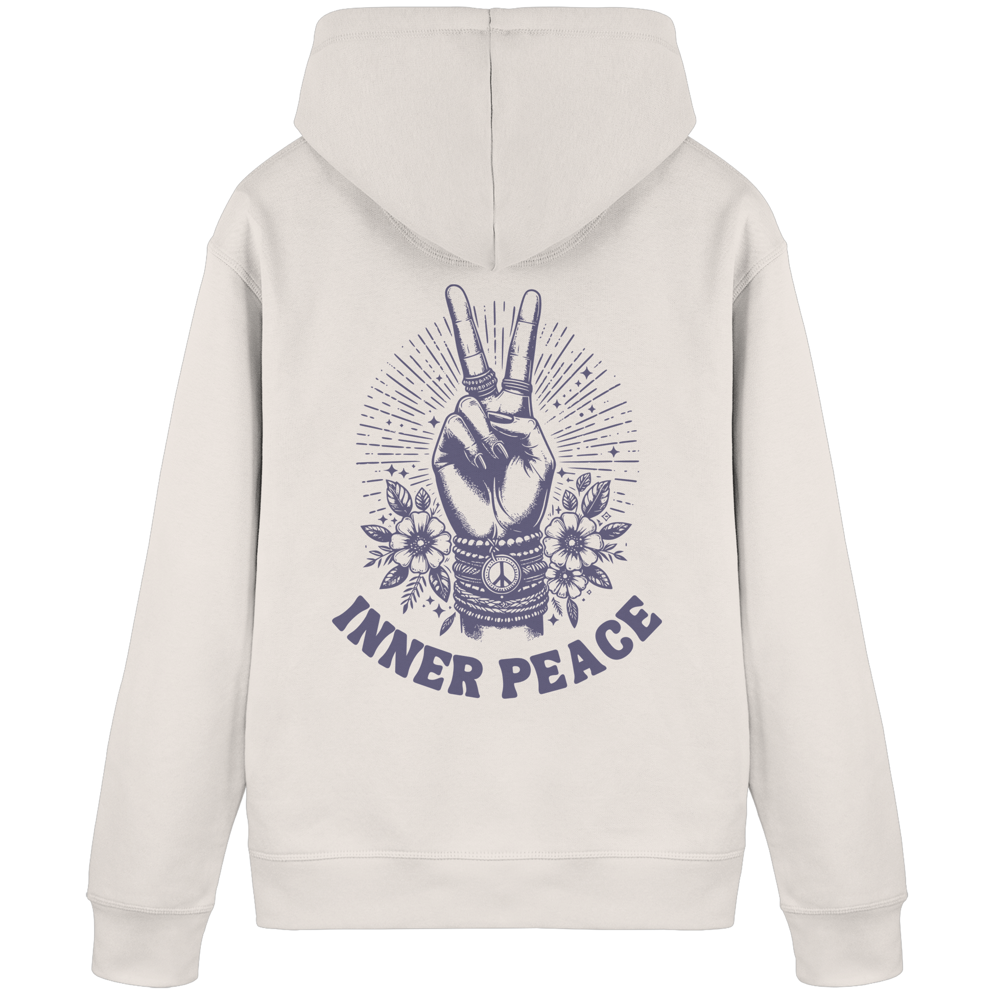 Organic Basic Unisex Hoodie „Inner Peace"