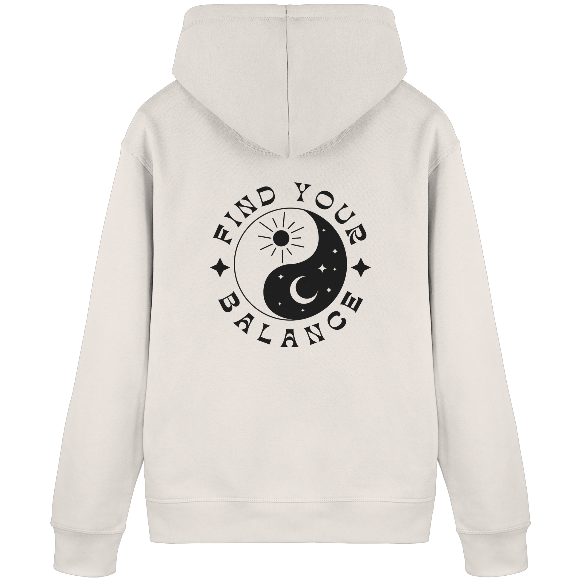 Organic Basic Hoodie „Find your Balance”