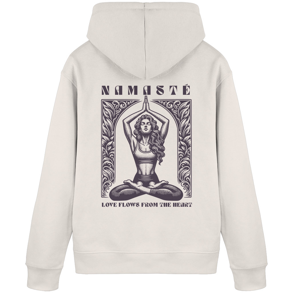 Organic Basic Unisex Hoodie „Namaste"