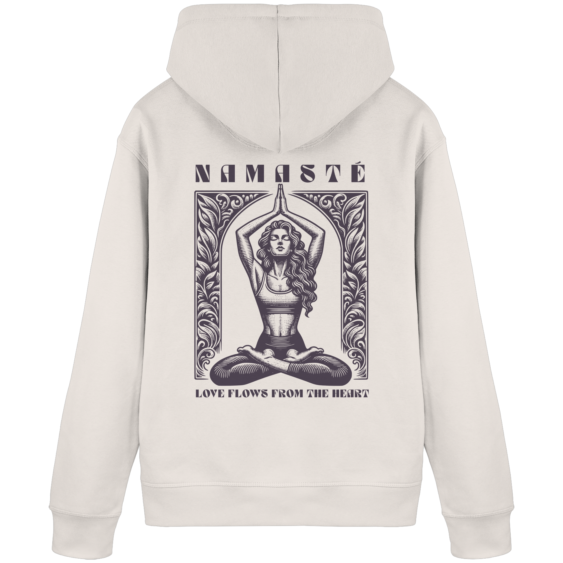 Organic Basic Unisex Hoodie „Namaste"