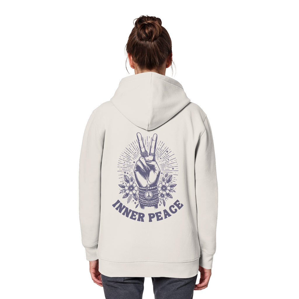 Organic Basic Unisex Hoodie „Inner Peace"