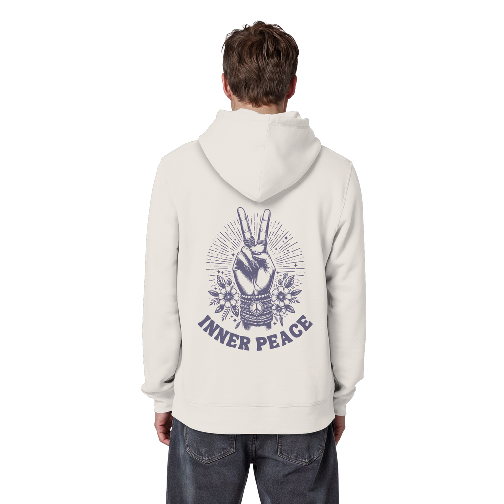 Organic Basic Unisex Hoodie „Inner Peace"