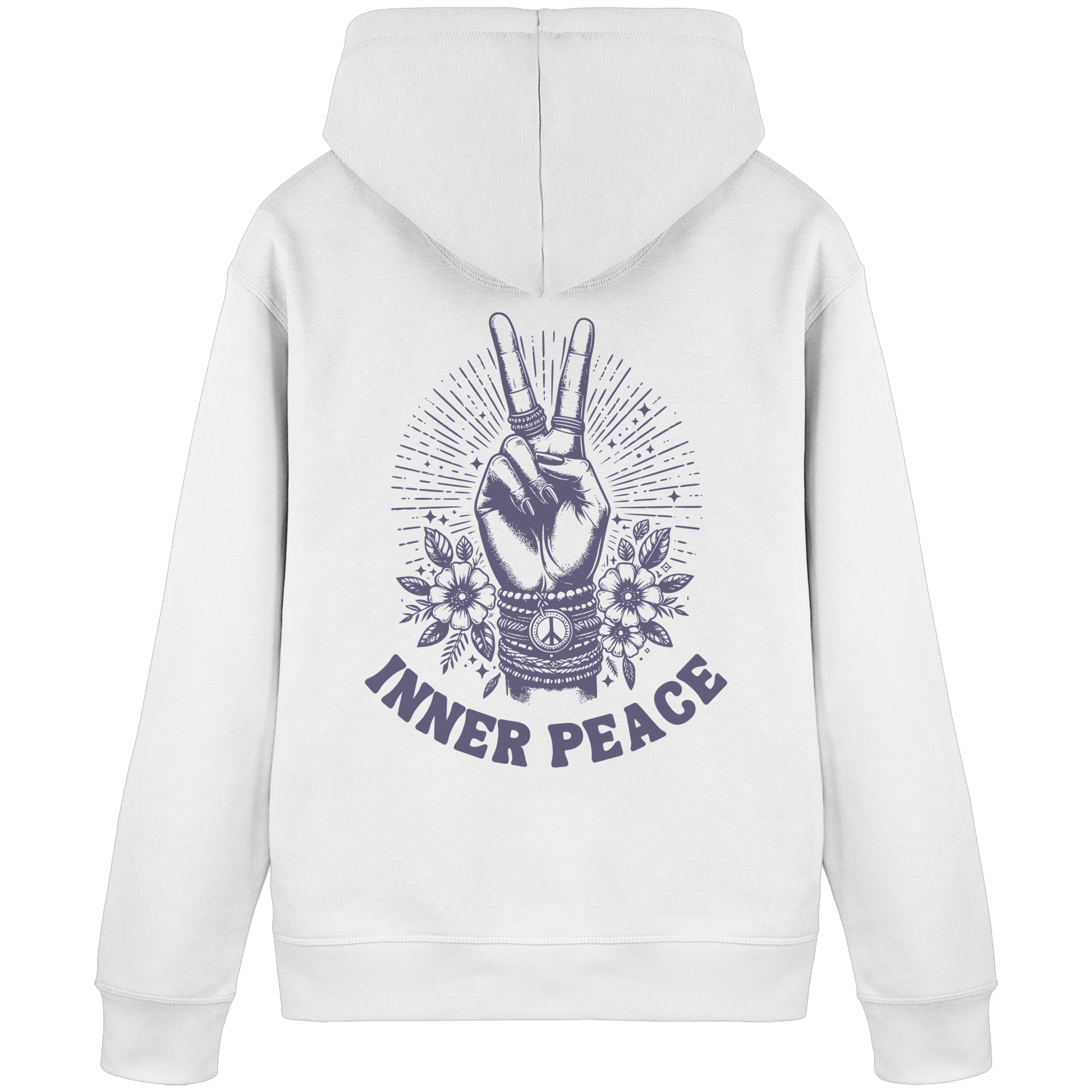 Organic Basic Unisex Hoodie „Inner Peace"