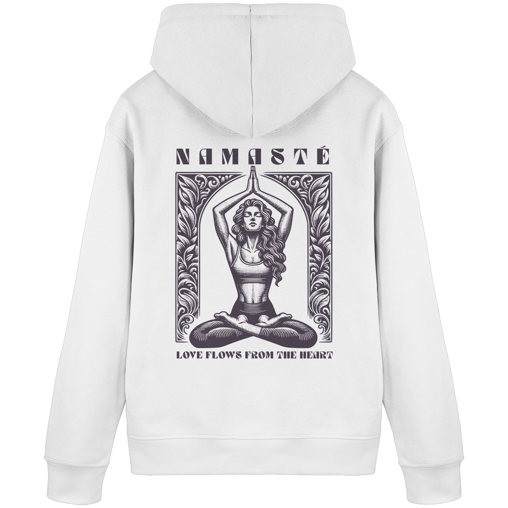 Organic Basic Unisex Hoodie „Namaste"