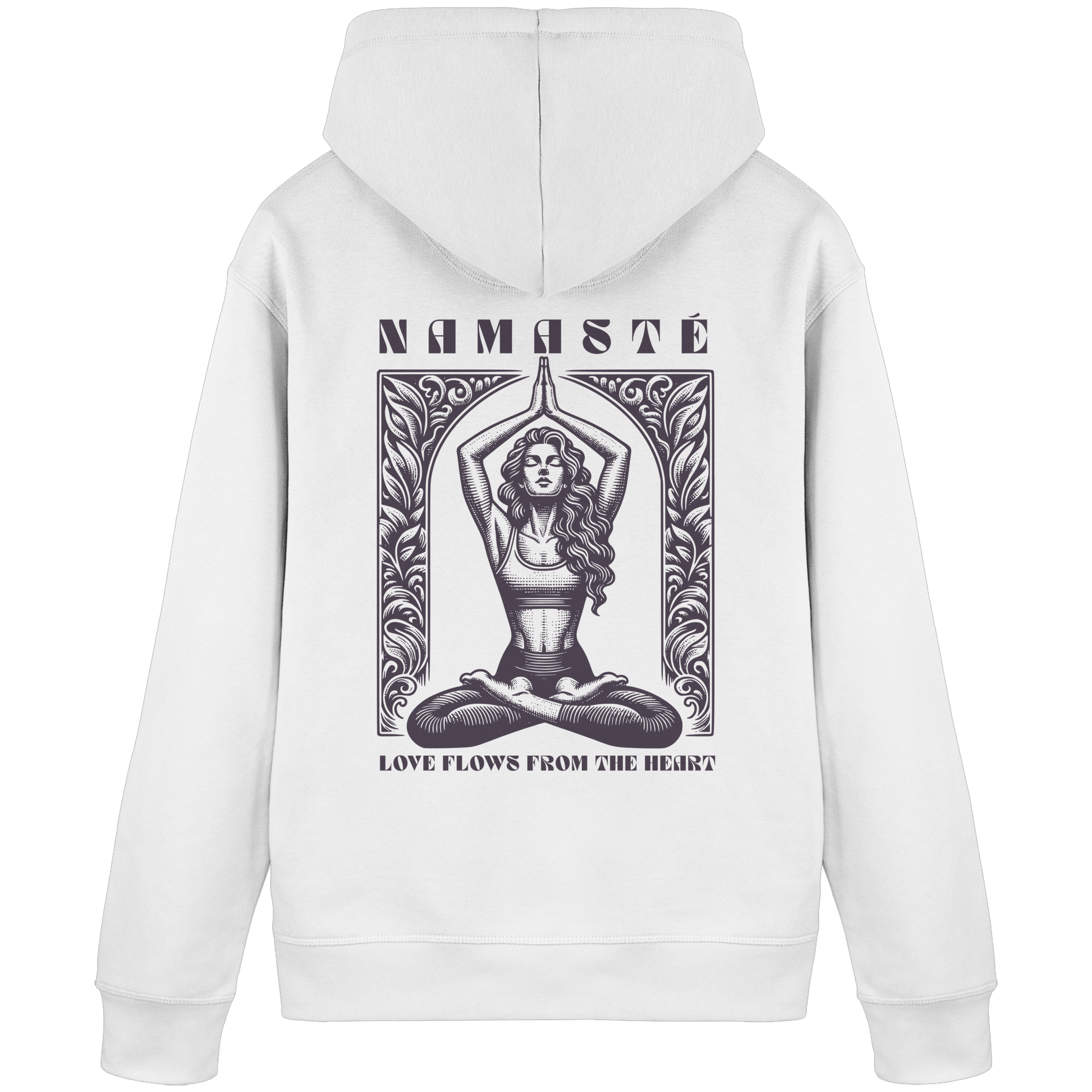 Organic Basic Unisex Hoodie „Namaste"