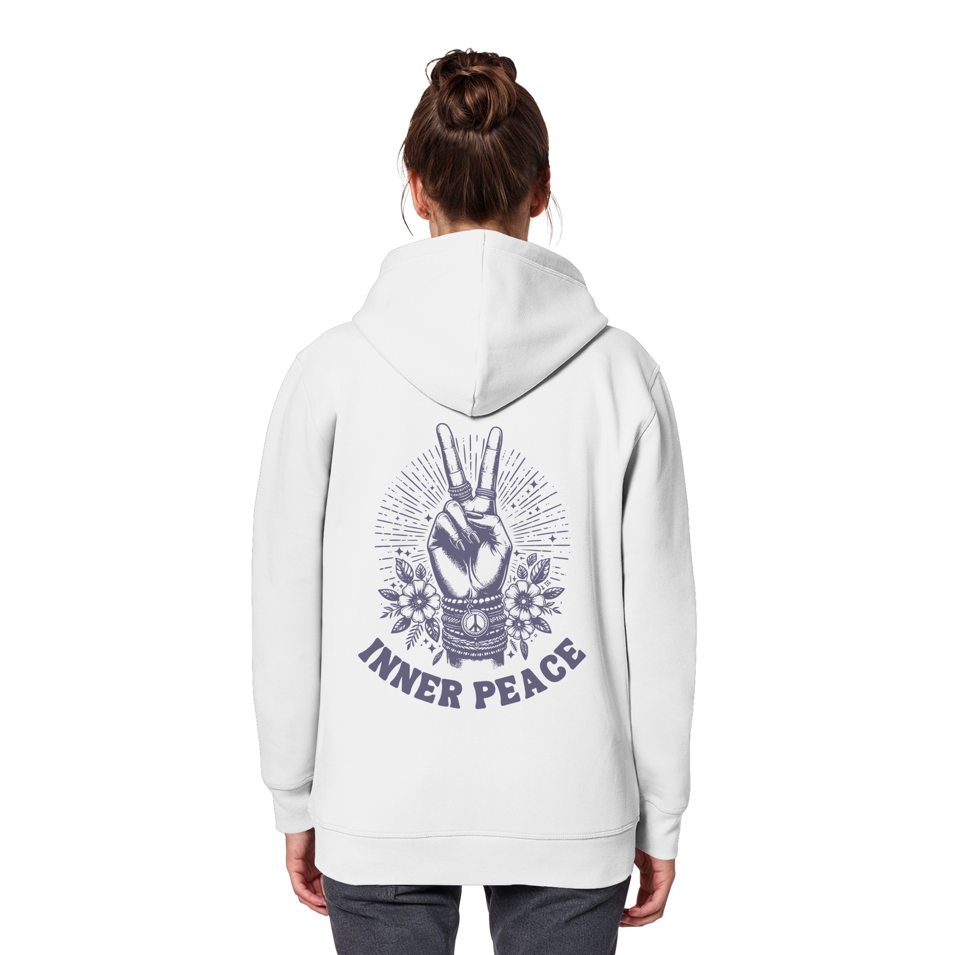 Organic Basic Unisex Hoodie „Inner Peace"