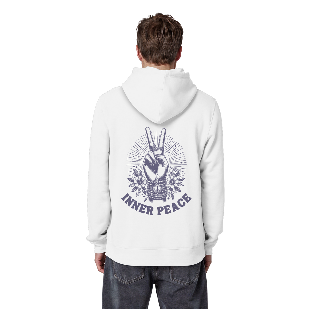 Organic Basic Unisex Hoodie „Inner Peace"