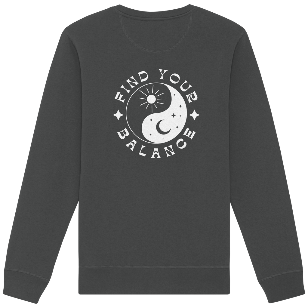 Organic Unisex Sweatshirt "Find your Balance”