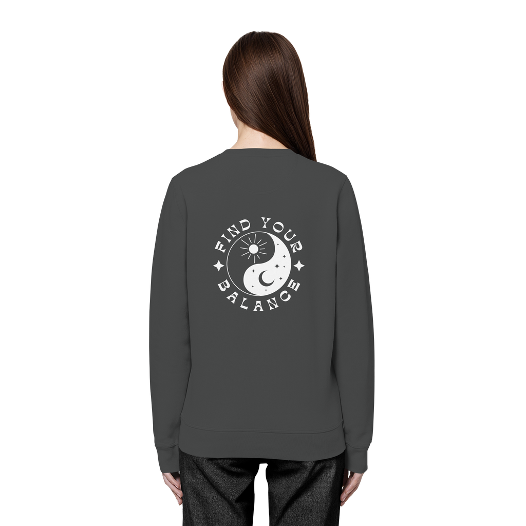 Organic Unisex Sweatshirt "Find your Balance”