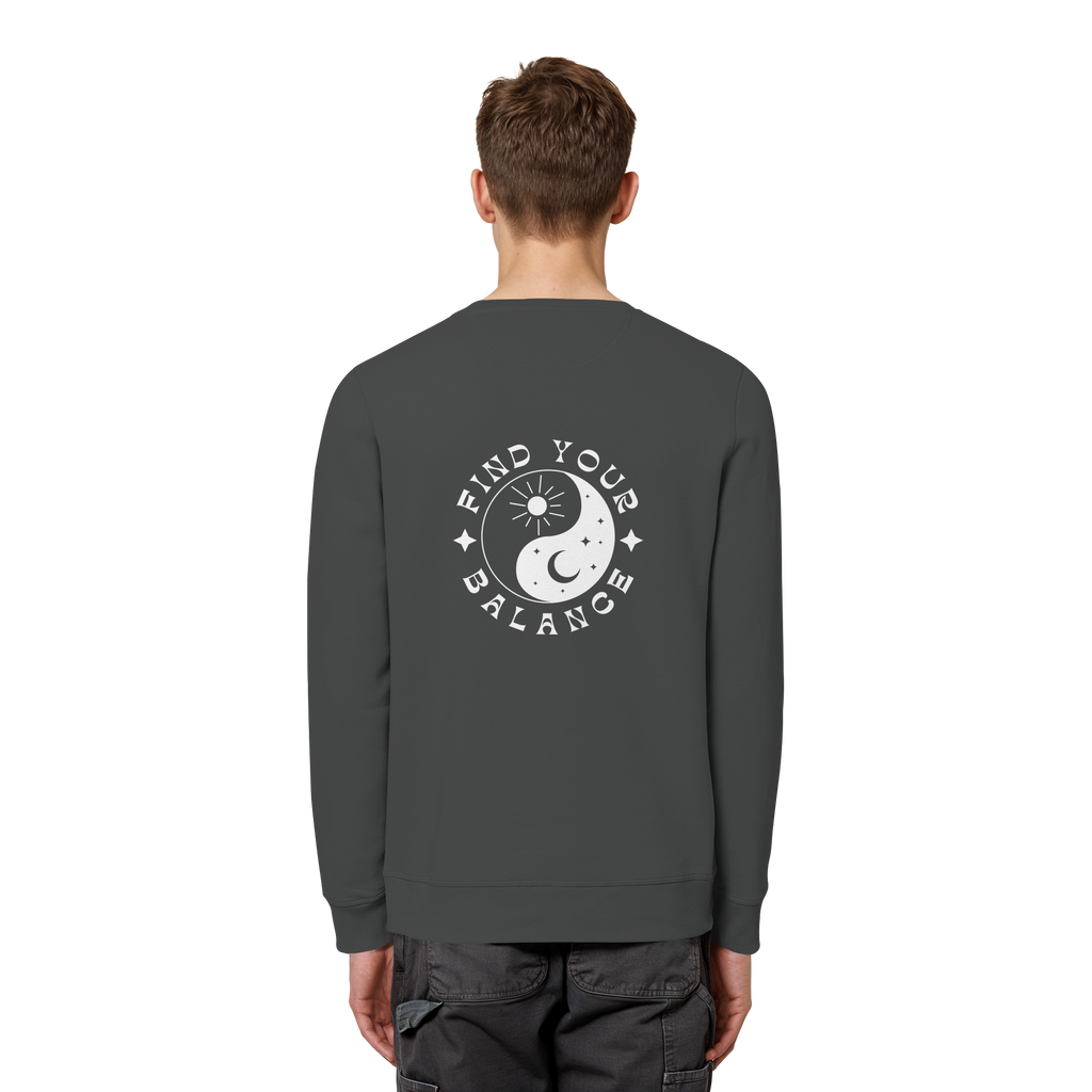 Organic Unisex Sweatshirt "Find your Balance”