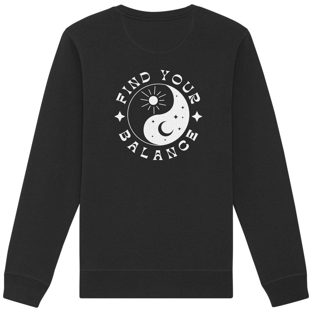 Organic Unisex Sweatshirt "Find your Balance”