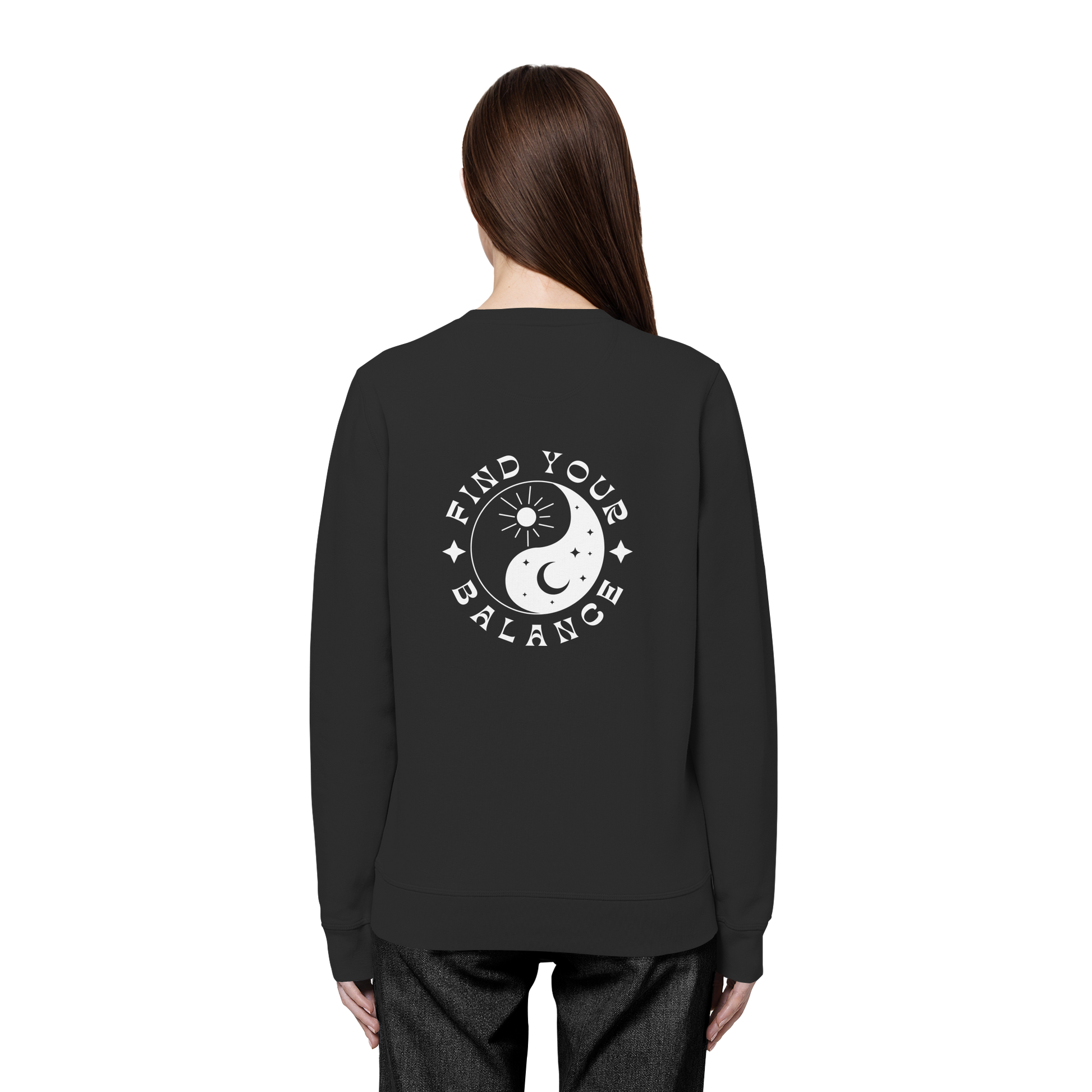 Organic Unisex Sweatshirt "Find your Balance”
