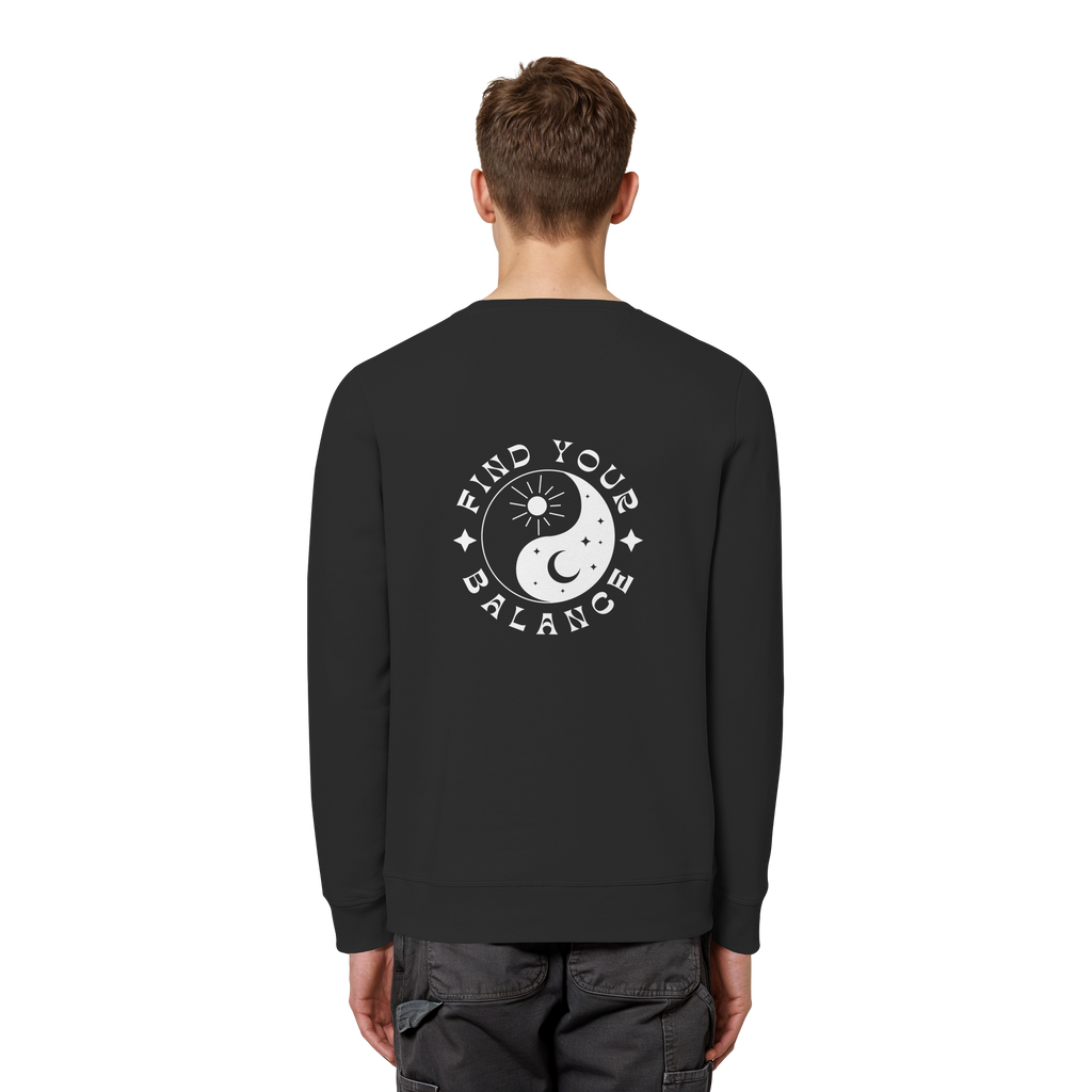 Organic Unisex Sweatshirt "Find your Balance”