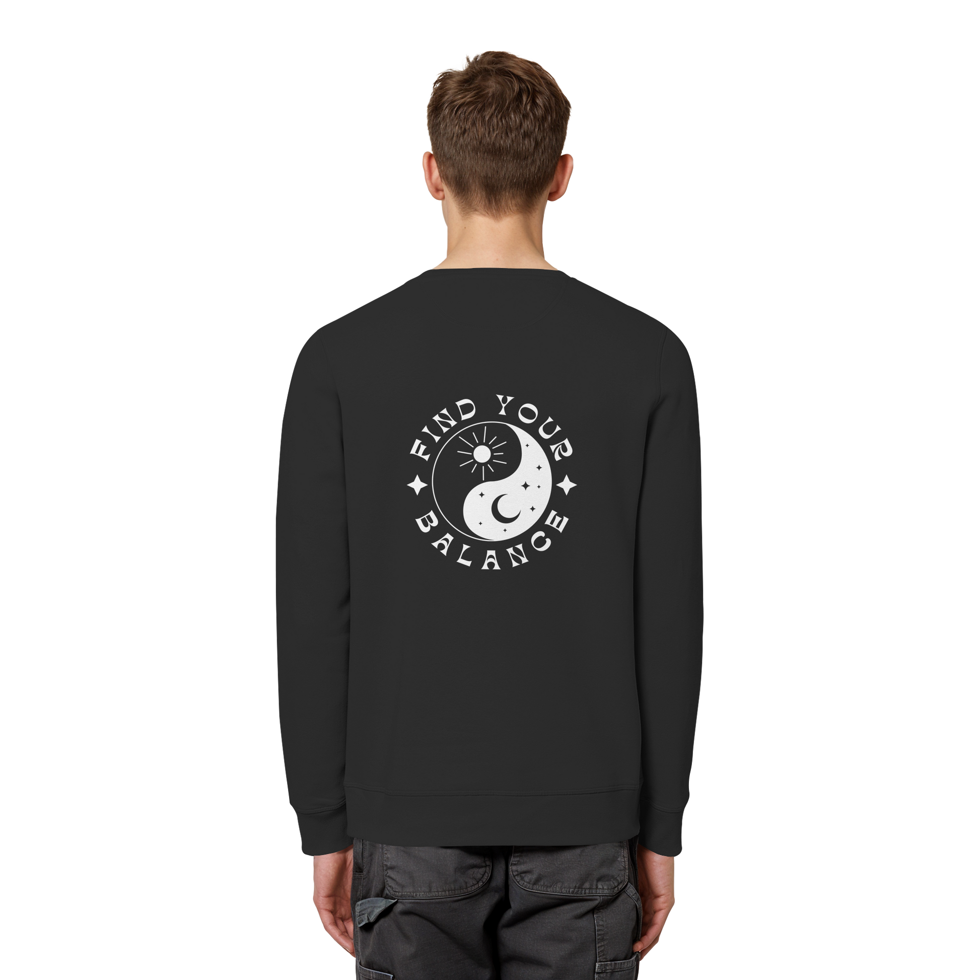 Organic Unisex Sweatshirt "Find your Balance”