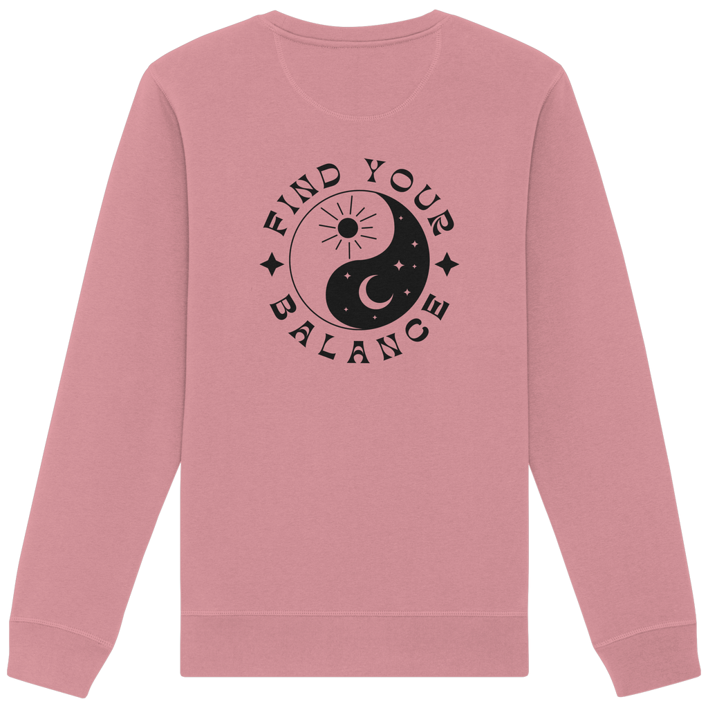 Organic Unisex Sweatshirt "Find your Balance”