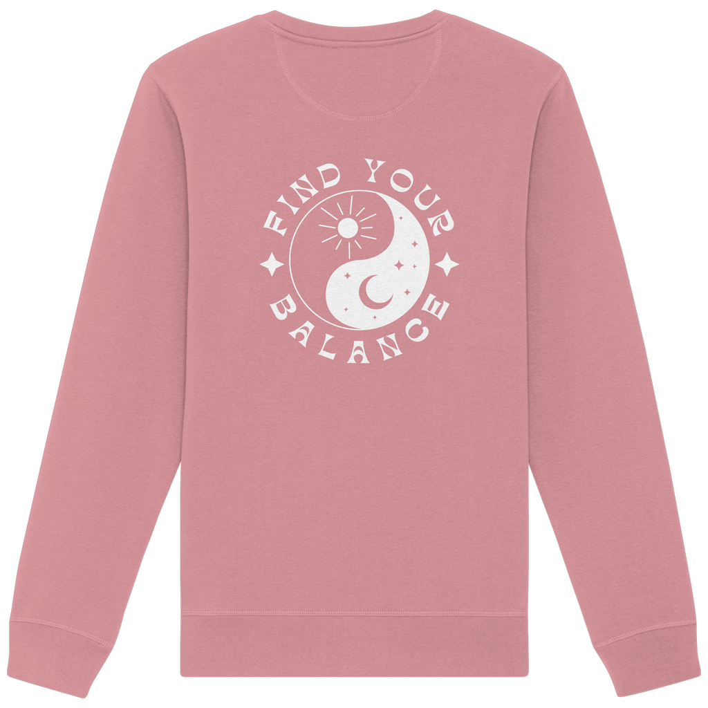 Organic Unisex Sweatshirt "Find your Balance”