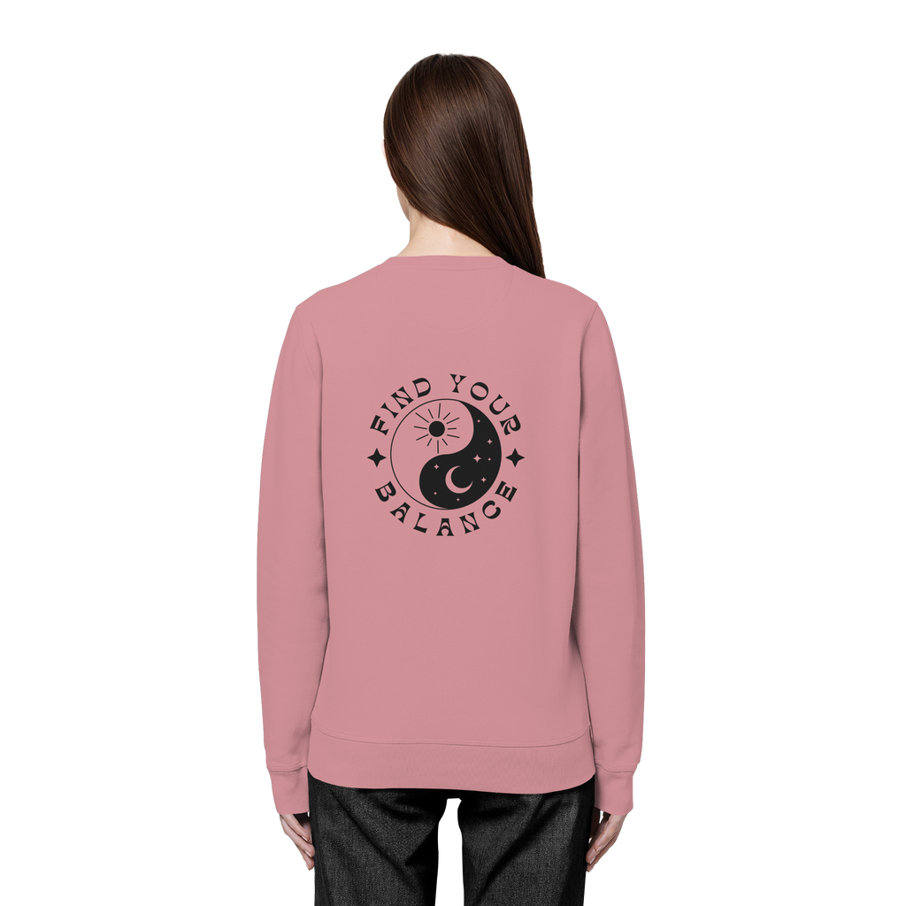 Organic Unisex Sweatshirt "Find your Balance”
