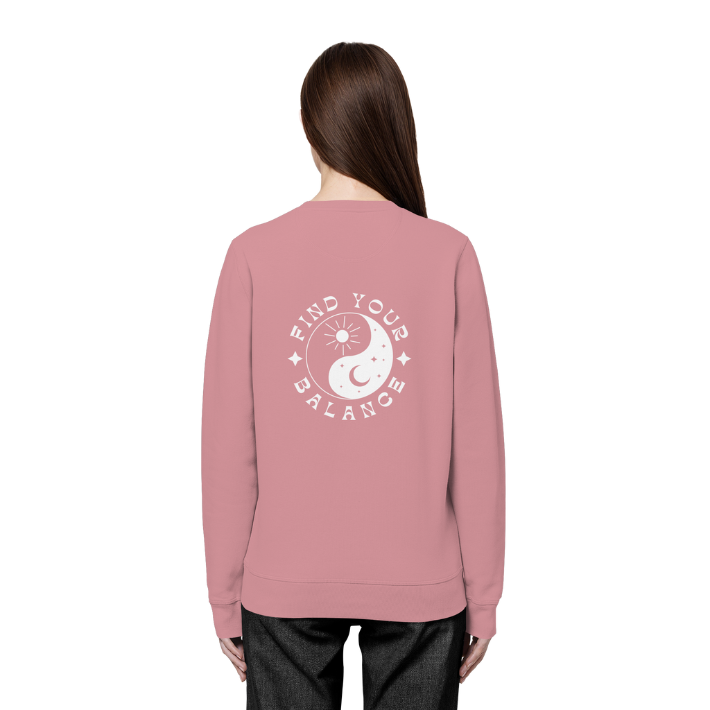 Organic Unisex Sweatshirt "Find your Balance”