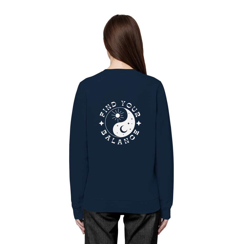 Organic Unisex Sweatshirt "Find your Balance”