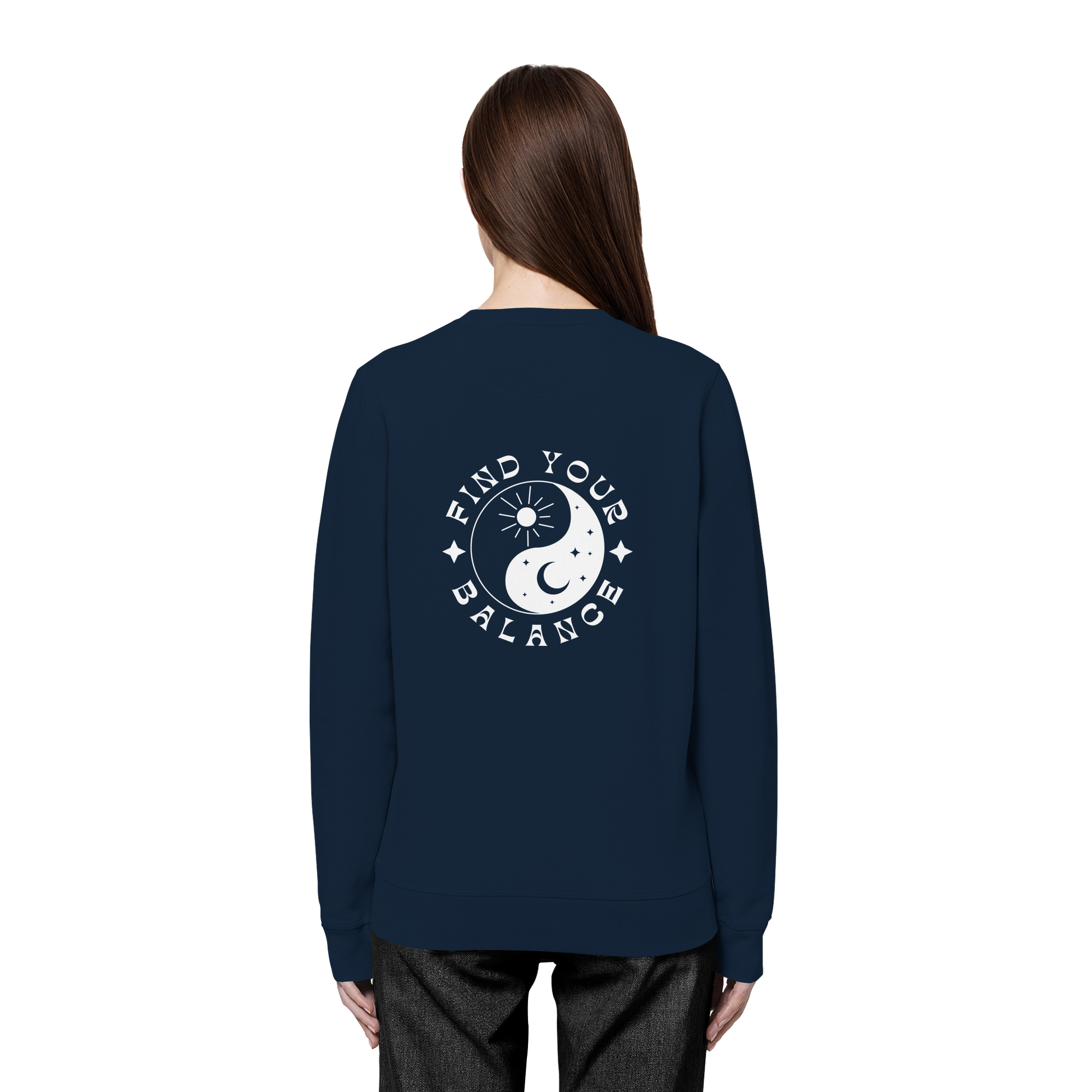 Organic Unisex Sweatshirt "Find your Balance”