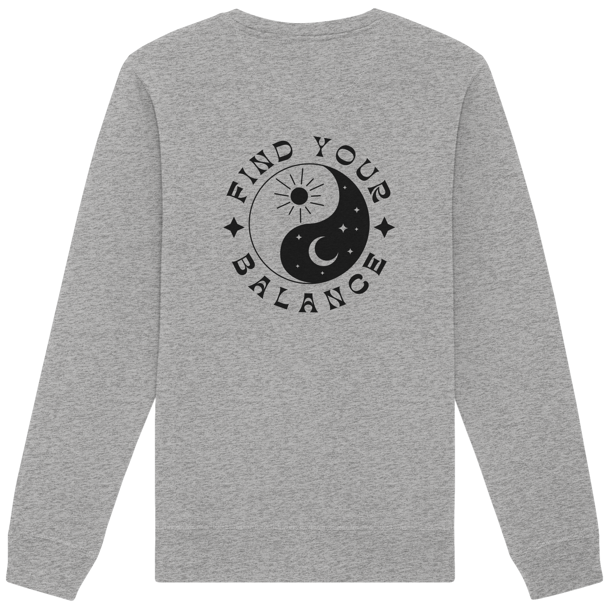Organic Unisex Sweatshirt "Find your Balance”