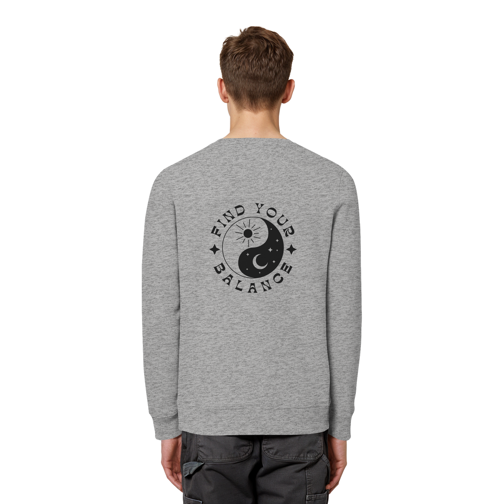 Organic Unisex Sweatshirt "Find your Balance”