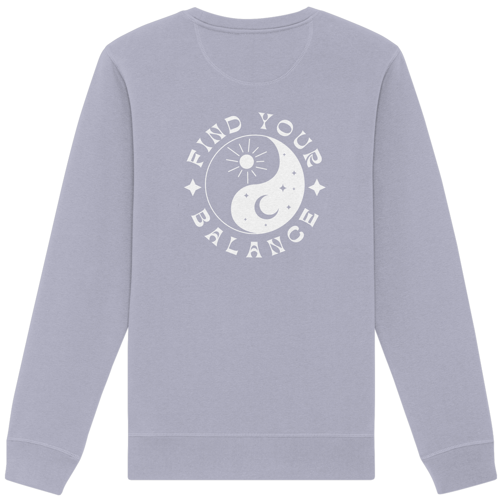Organic Unisex Sweatshirt "Find your Balance”
