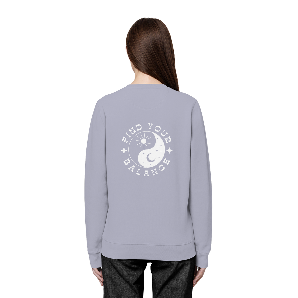 Organic Unisex Sweatshirt "Find your Balance”