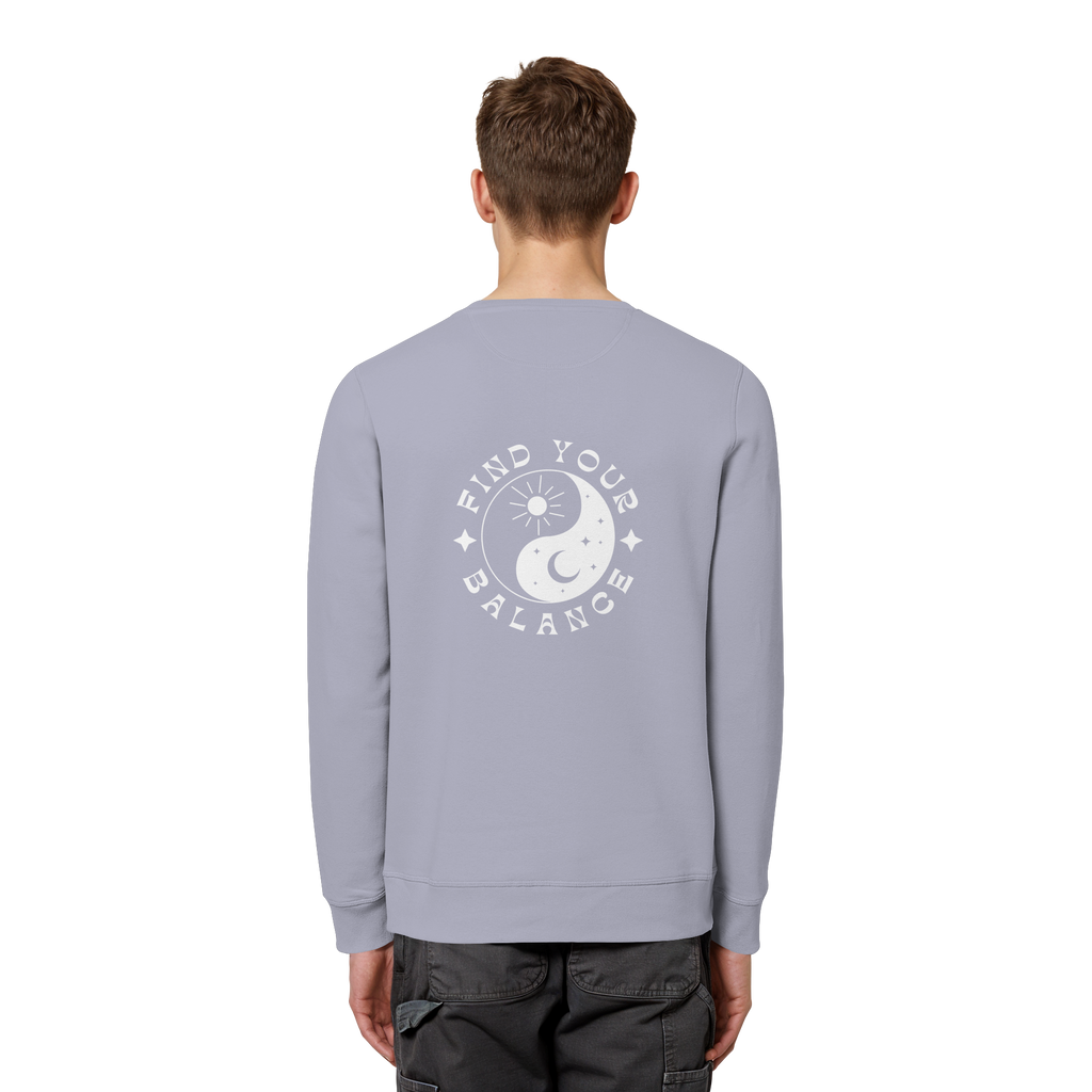 Organic Unisex Sweatshirt "Find your Balance”