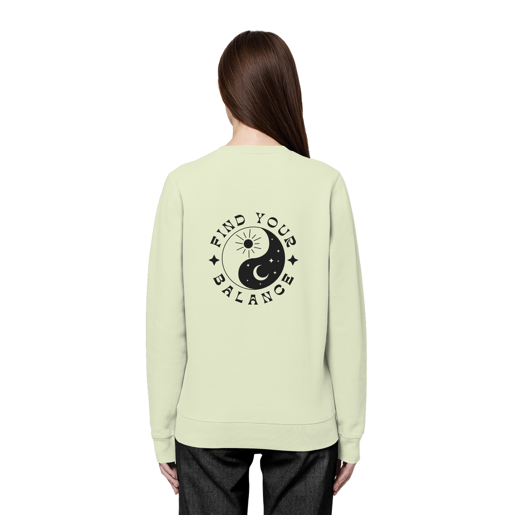 Organic Unisex Sweatshirt "Find your Balance”