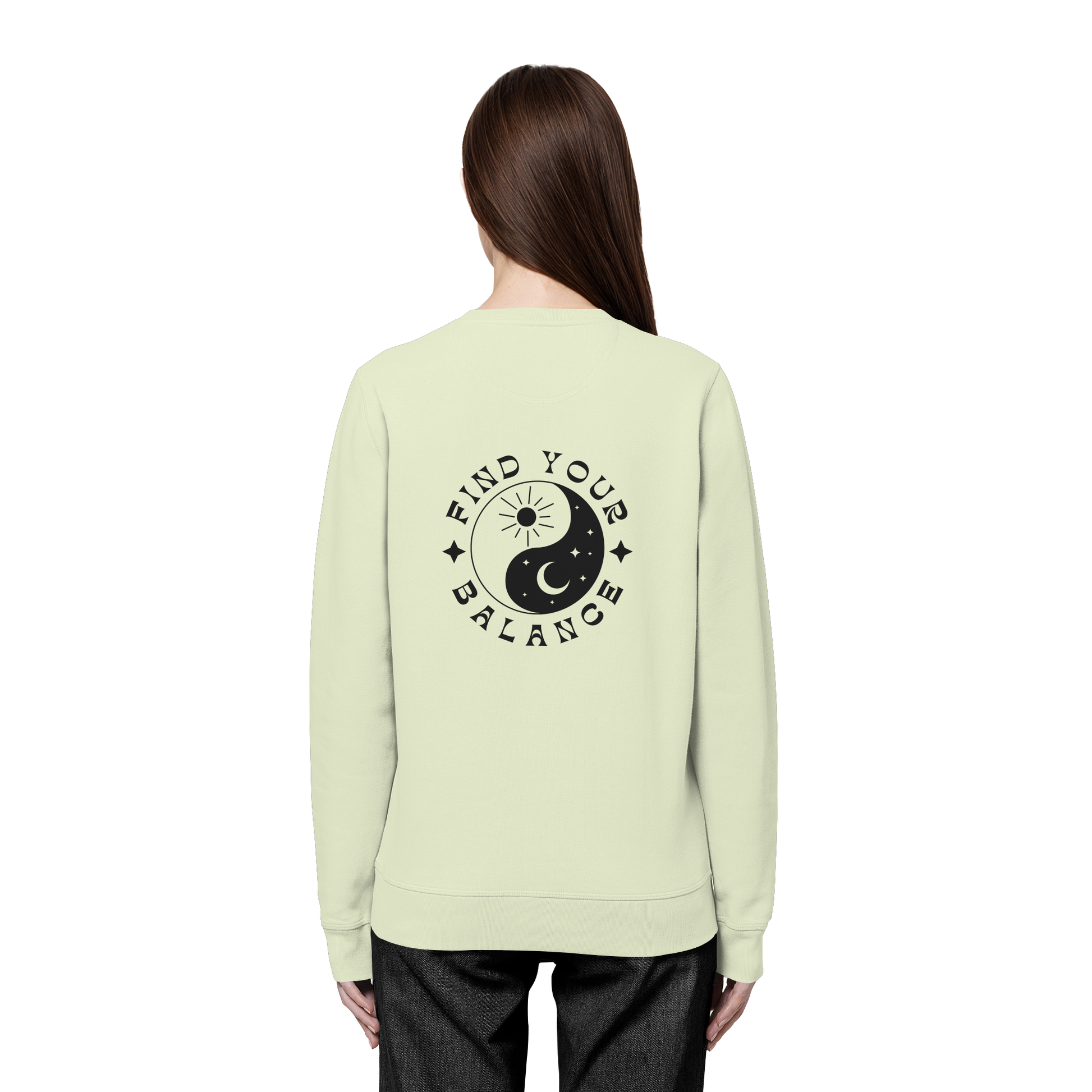 Organic Unisex Sweatshirt "Find your Balance”