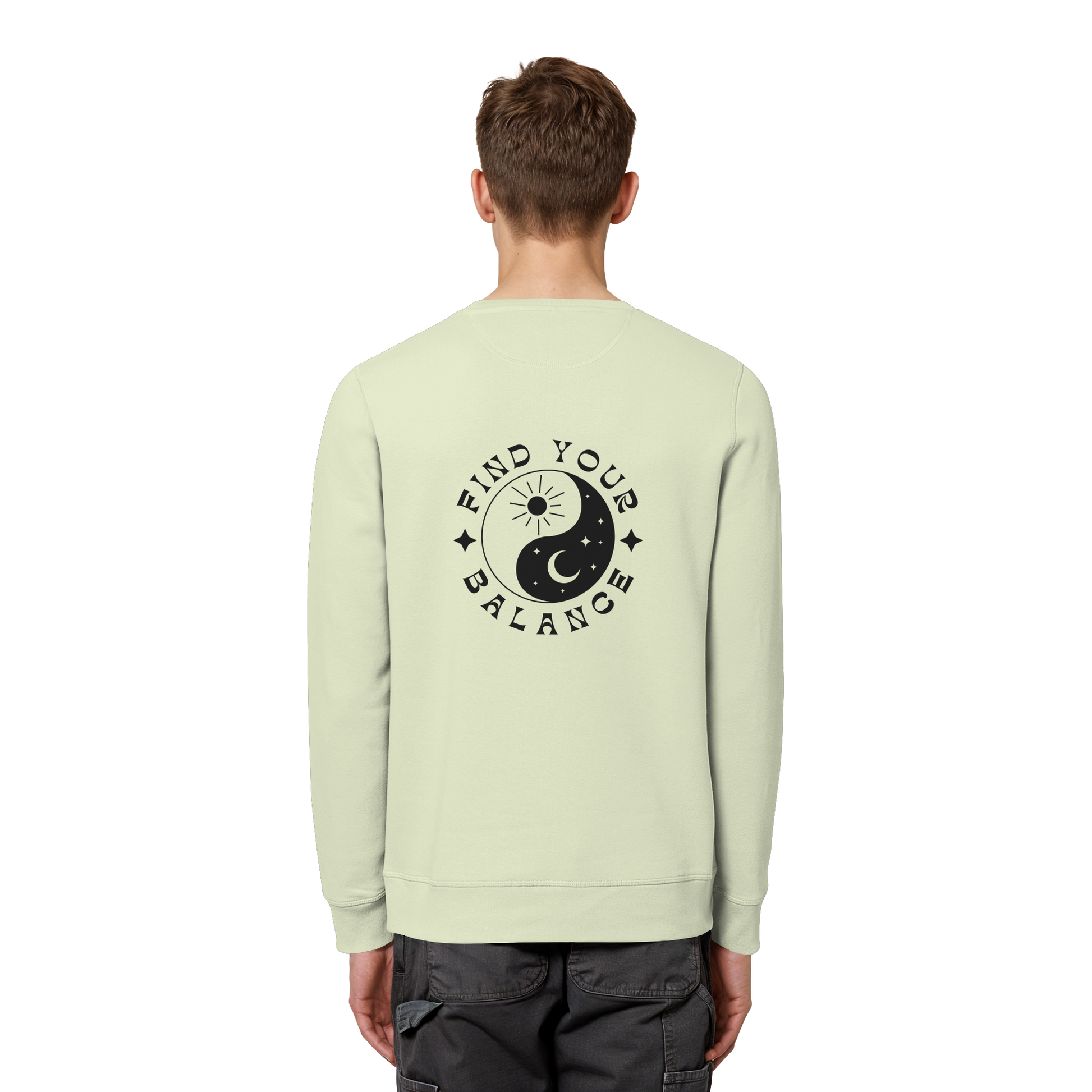 Organic Unisex Sweatshirt "Find your Balance”