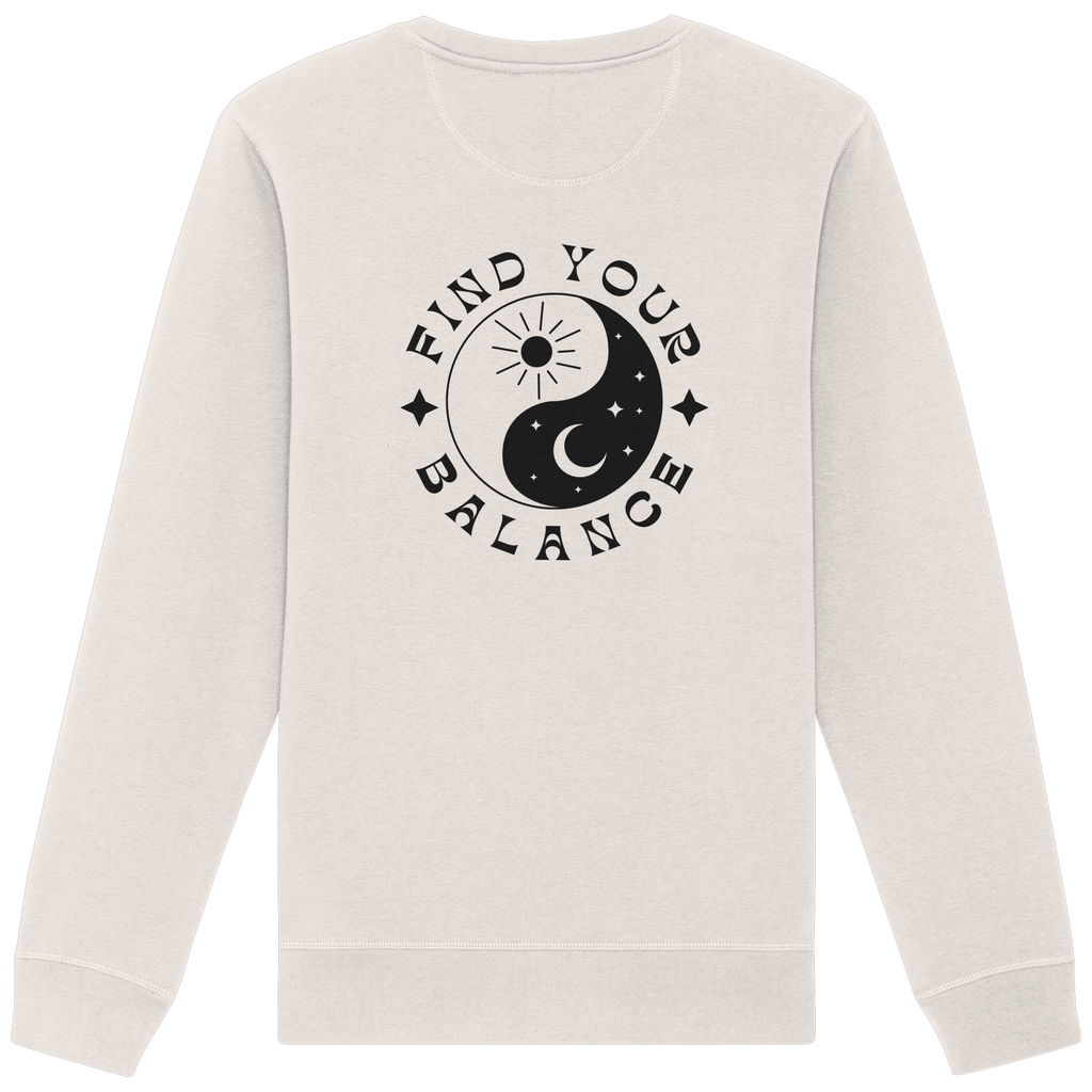Organic Unisex Sweatshirt "Find your Balance”