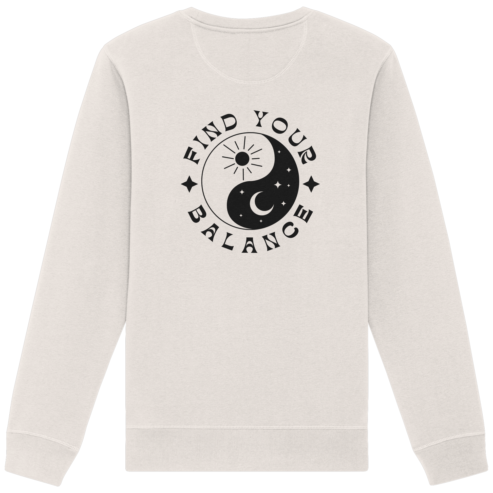 Organic Unisex Sweatshirt "Find your Balance”