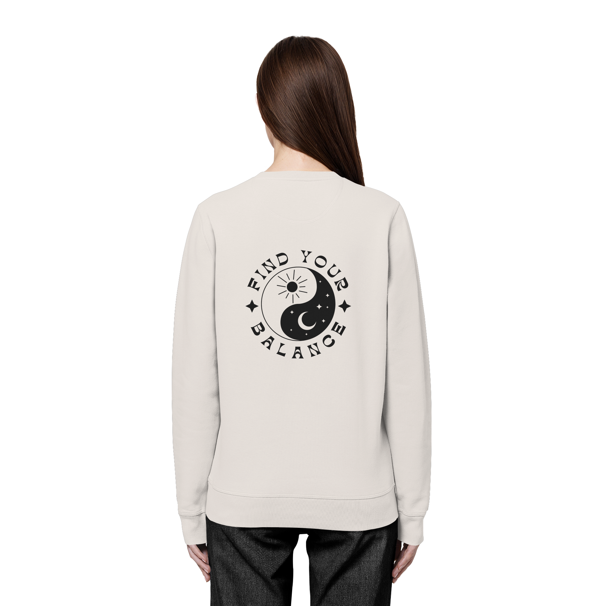 Organic Unisex Sweatshirt "Find your Balance”