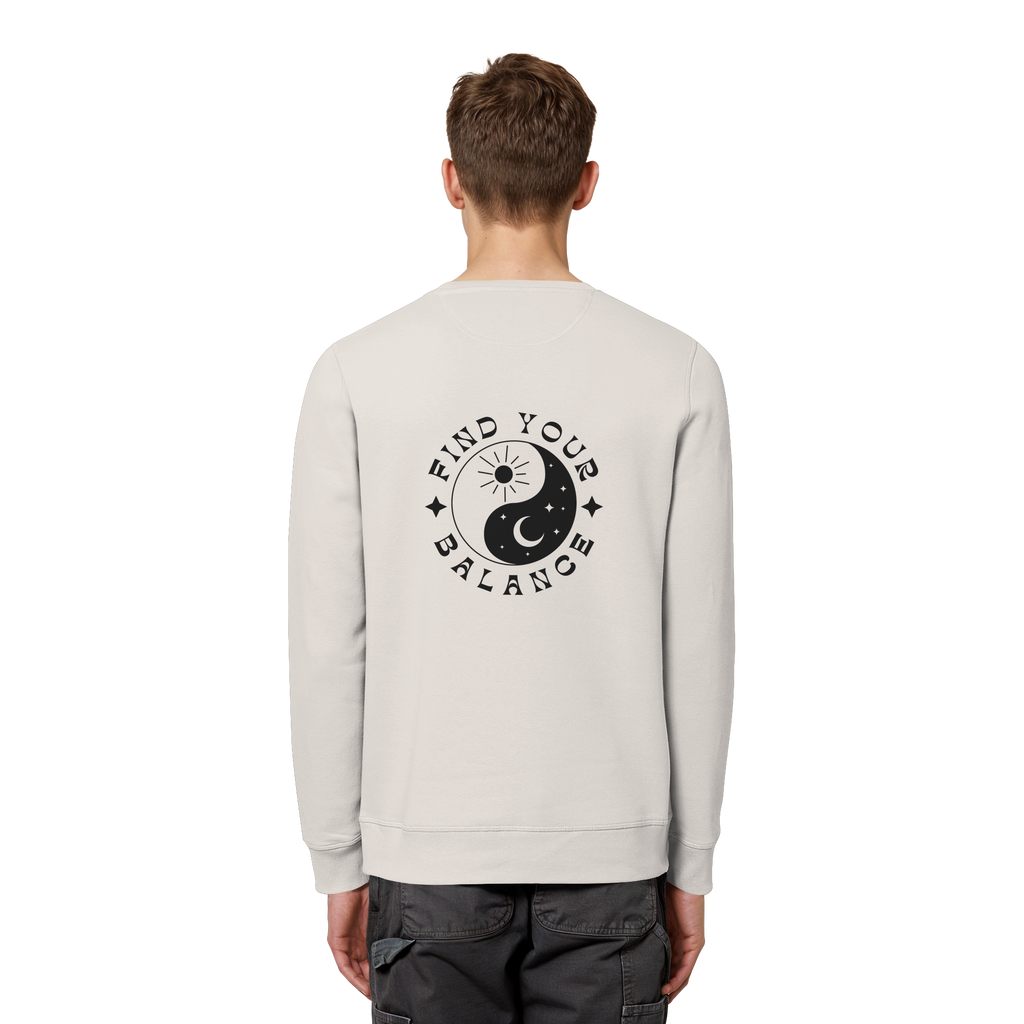 Organic Unisex Sweatshirt "Find your Balance”