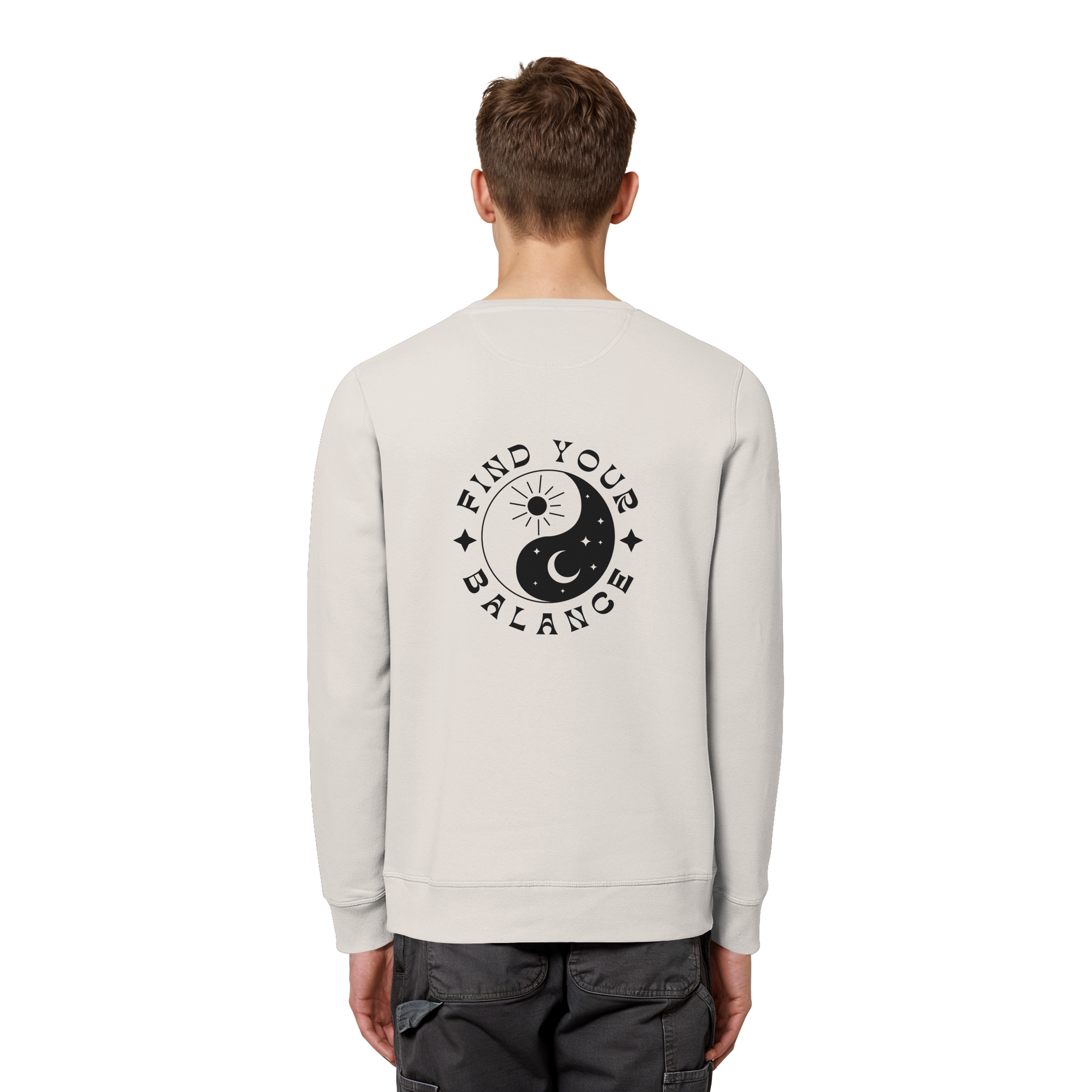 Organic Unisex Sweatshirt "Find your Balance”