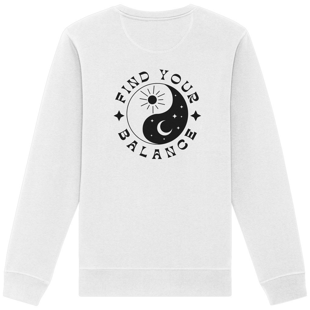 Organic Unisex Sweatshirt "Find your Balance”