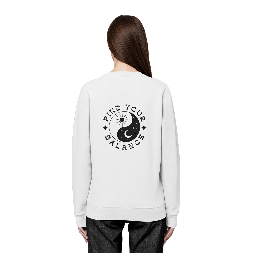 Organic Unisex Sweatshirt "Find your Balance”