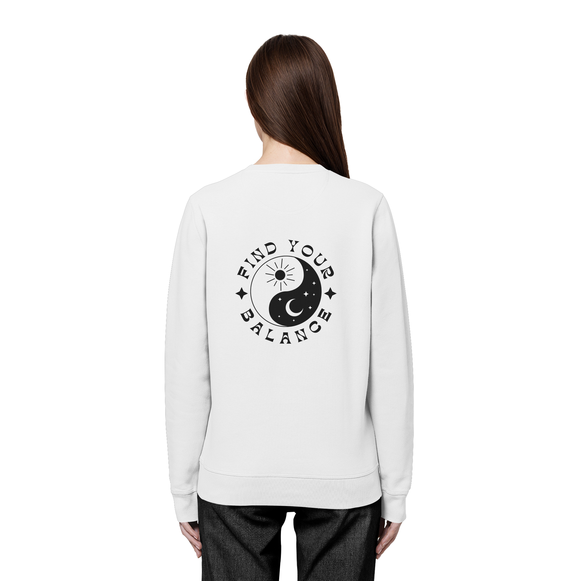 Organic Unisex Sweatshirt "Find your Balance”
