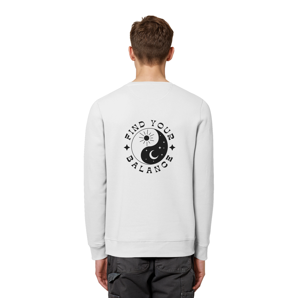 Organic Unisex Sweatshirt "Find your Balance”
