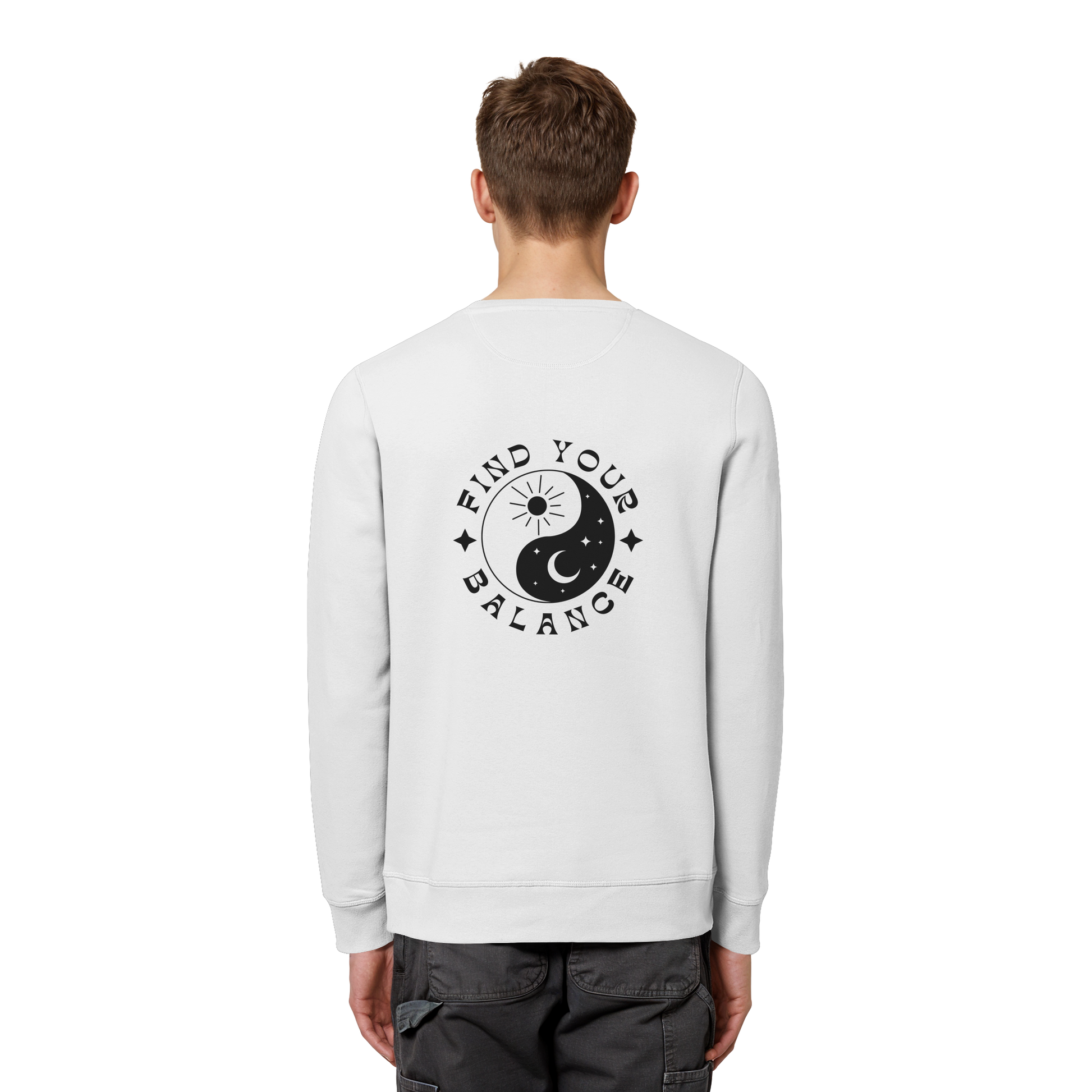 Organic Unisex Sweatshirt "Find your Balance”