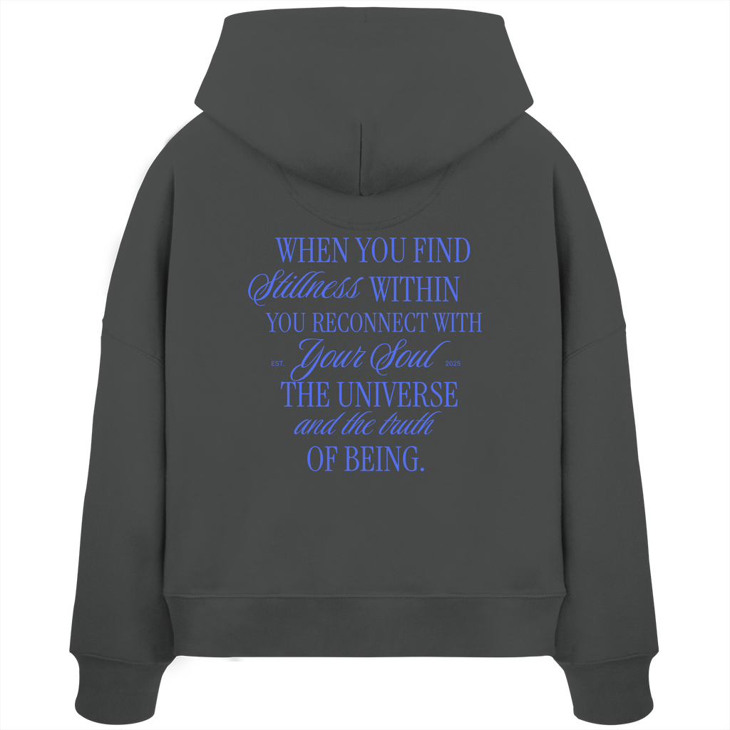 Women Organic Boxcut Hoodie „Reconnect"