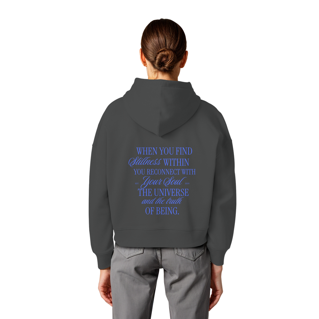 Women Organic Boxcut Hoodie „Reconnect"