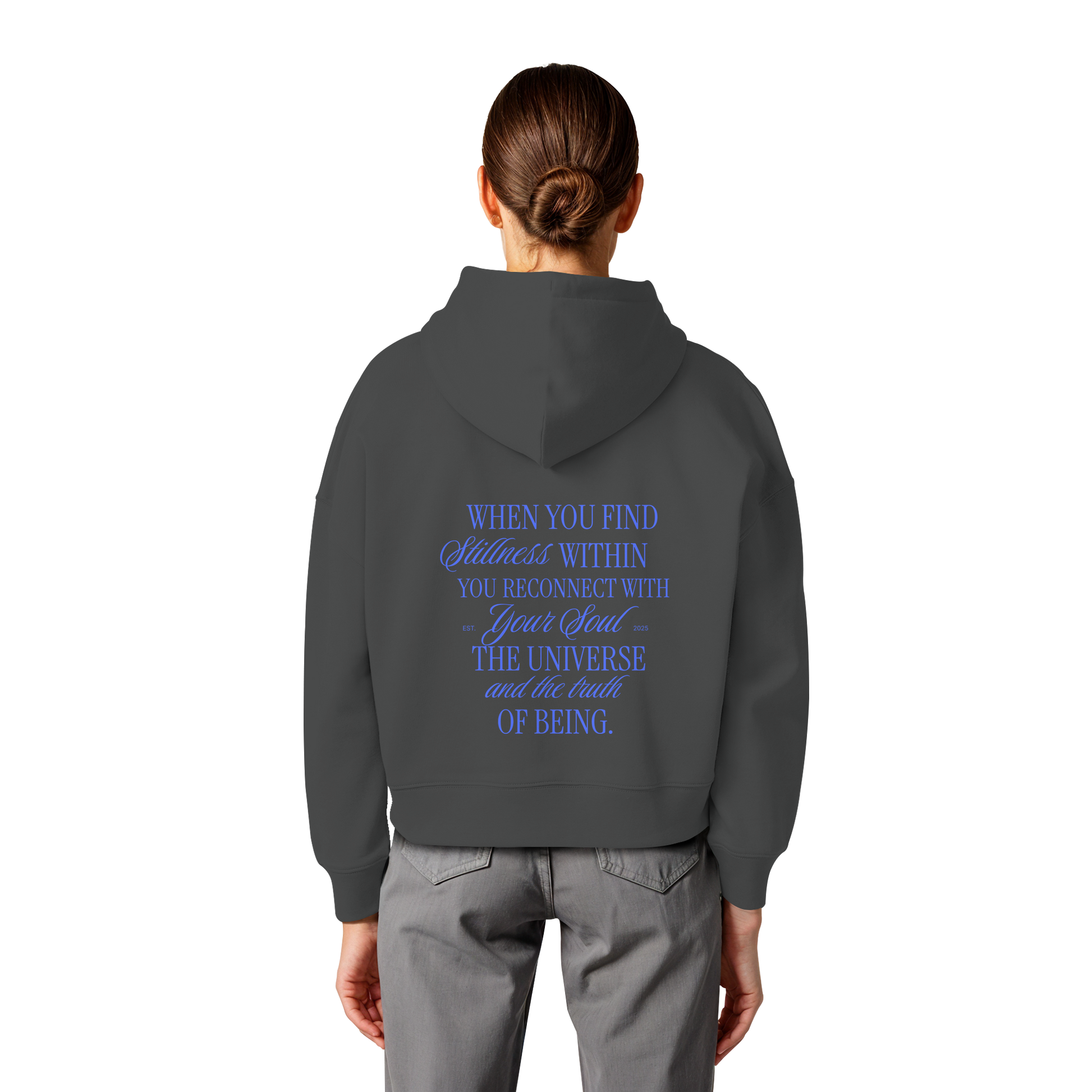 Women Organic Boxcut Hoodie „Reconnect"