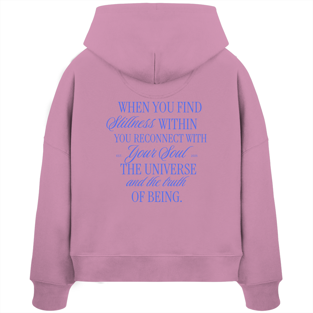 Women Organic Boxcut Hoodie „Reconnect"