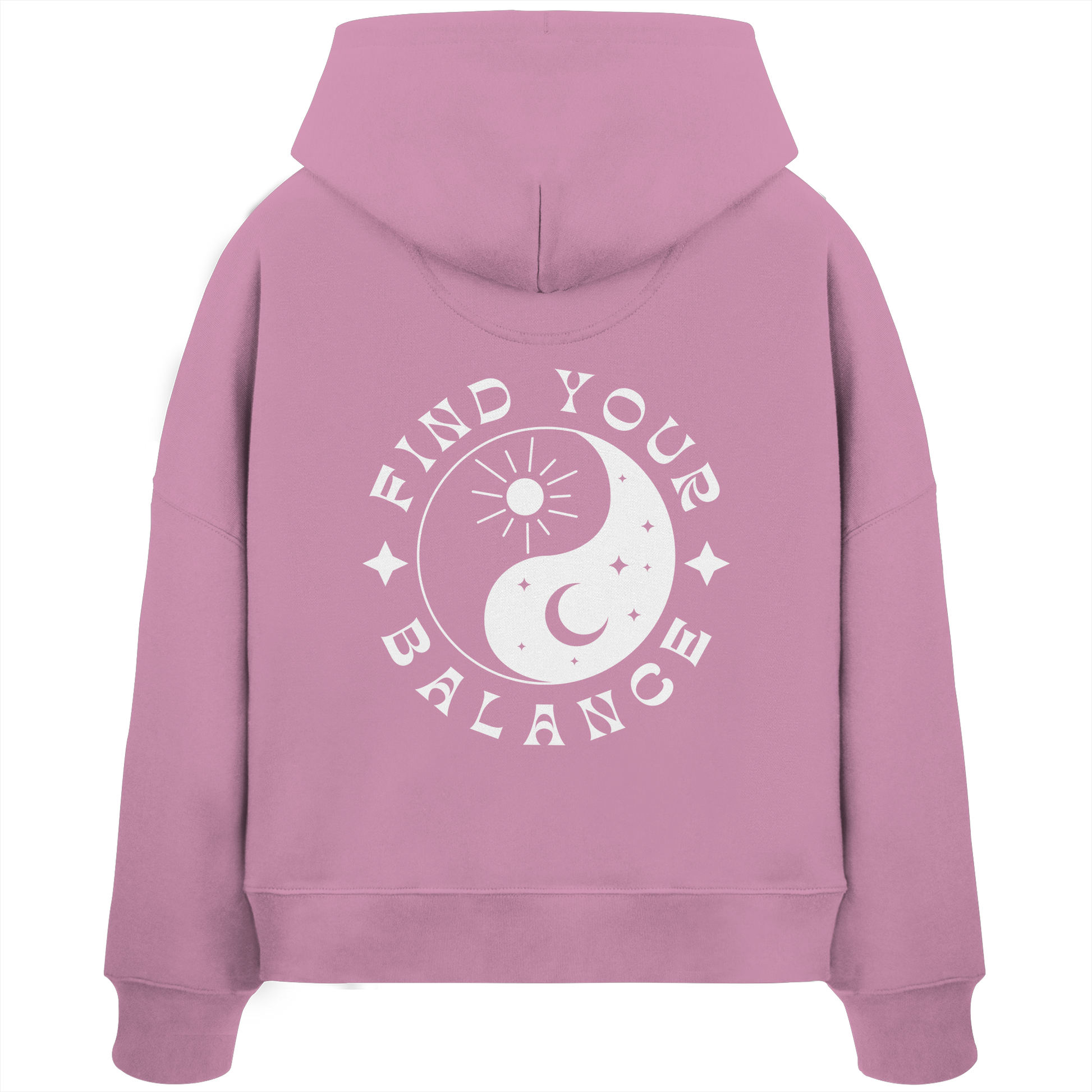 Organic Women Boxcut Hoodie „Find your Balance”