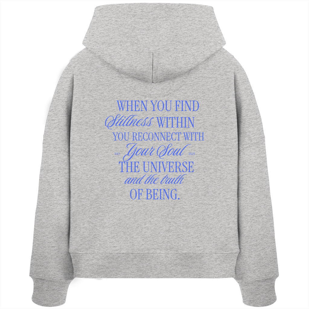 Women Organic Boxcut Hoodie „Reconnect"