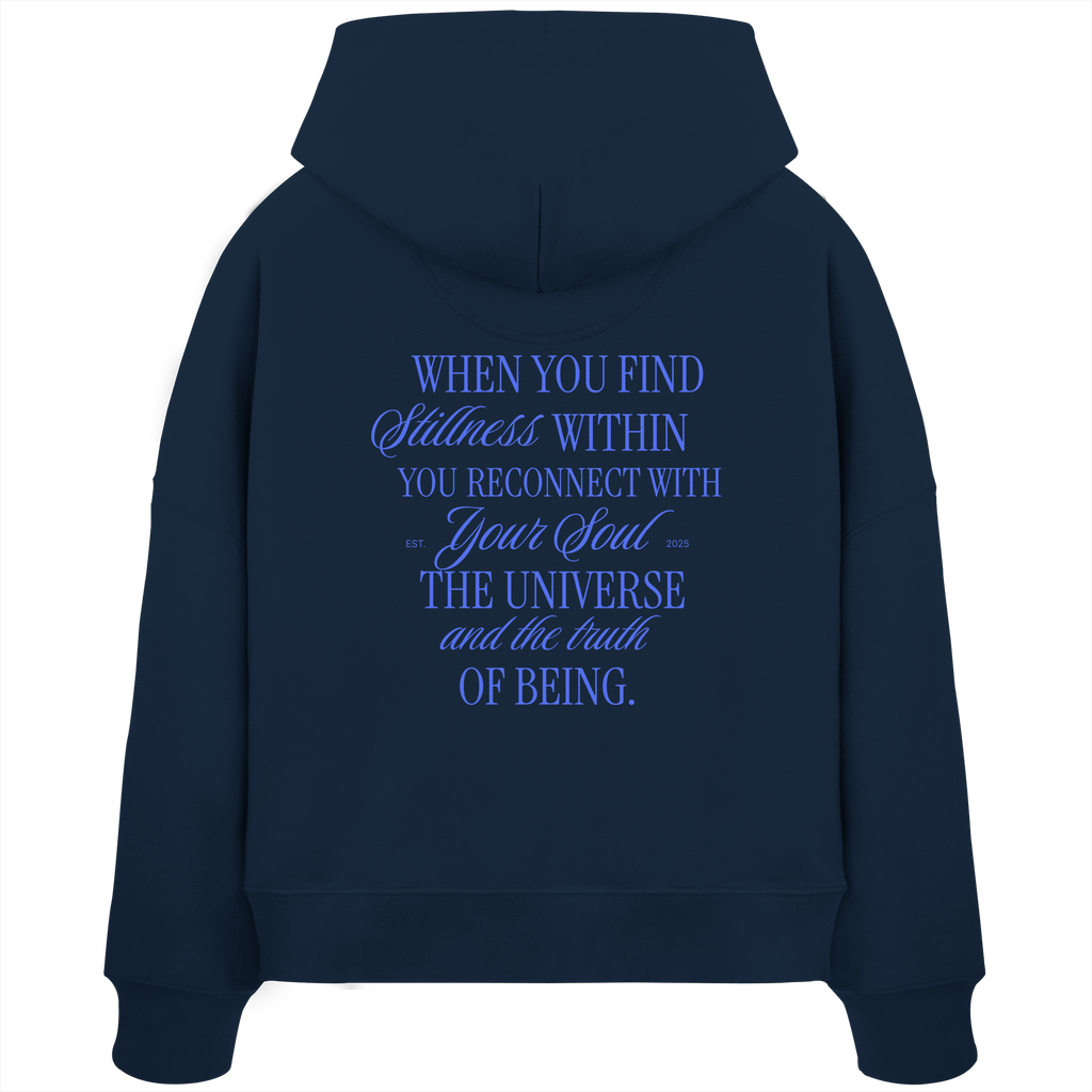 Women Organic Boxcut Hoodie „Reconnect"